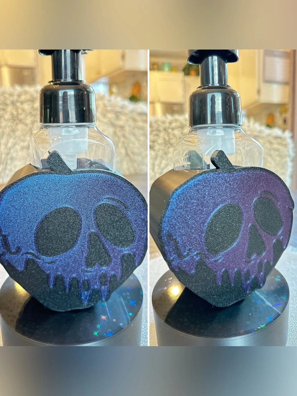 Disney Poison Apple Skull Foaming Soap Holder for Bath & Body Works Bottles